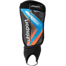 Uhlsport Flex Plate Schienbeinschoner Schwarz/Fluo Orange/Cyan S