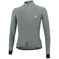 Airtracks Herren Fahrradtrikot Langarm Pro Line grau Schwarz schwarz M