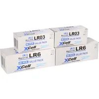 XCell 160 Batterien 80x XCell LR03 Micro AAA +