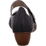 Rieker Damen Halbschuhe 43753 Halbschuhe, Schwarz, 39 EU - 39 EU