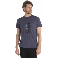 Icebreaker Merino Core Waschbar Wandering Short Sleeve T-shirt Grau XL Mann
