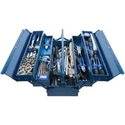 BGS Metall-Werkzeugkoffer inkl. Werkzeug-Sortiment 137 teilig