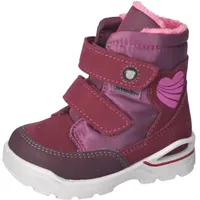 Klettstiefel PEPINO BY RICOSTA "Fina WMS: normal" Gr. 20, rot (weinrot) Kinder Schuhe Kindergartenschuh, Winterstiefel mit wasserdichter Sympatex Membran