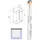 Buylando Glaswerk Westfalen U-Duschkabine, Silber, Glas, Uni, Rechteckig, 80x195x80 cm H: 195 cm U Form Duschkabine Klarglas inkl. Tasse -