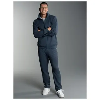 Trigema Jogginganzug TRIGEMA Jogginganzug (1-tlg) blau M