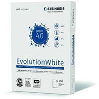 Igepa Group No. 4 - Evolution White - Recyclingpapier, A3, 80g, weiß, 500 Blatt