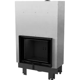 Kratki Kamineinsatz MBZ 13 kW Stahl Schwarz/Abdeckplatte Schwarz