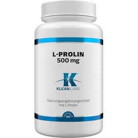 klean labs L-Prolin 500 mg Kapseln 180 St.