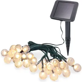 esotec Solar Lichterkette BubbleBalls mit 30 warmweißen LEDs 102176 -