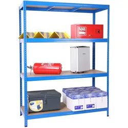 Weitspannregal 350 kg Profi HxBxT 200x150x60cm SZAGATO Weitspann Regal 60 cm Lagerregale Fachbodenregal Lagerregal Schwerlastregal Regalsystem