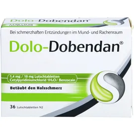 Reckitt Benckiser Deutschland GmbH Dolo-Dobendan 1,4 mg/10 mg Lutschtabletten 36 St.