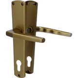 Alpertec PZ-Langschildgarnitur Phil Aluminium bronze abgerundet