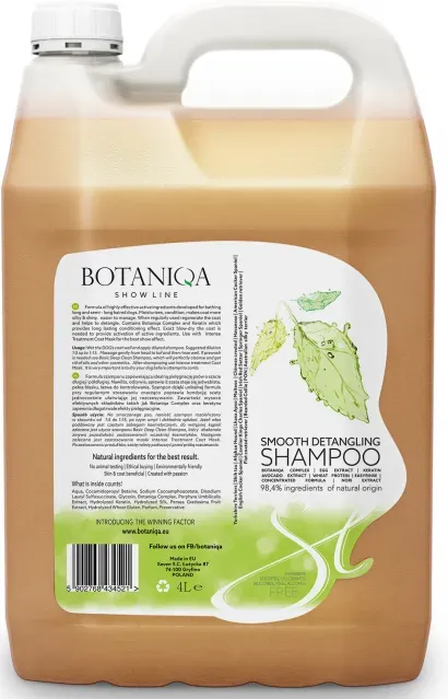 Botaniqa Show Line Smooth Detangling Shampoo speziell gegen Verfilzung 4L (Rabatt für Stammkunden 3%)