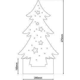 NÄVE LED-Holz-Dekoleuchte "TANNENBAUM" klein,