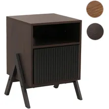 Mendler Nachtschrank HWC-O40 59 x 40 x 40 cm Braun
