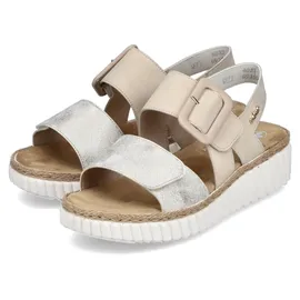 Rieker Keilsandaletten Damen Beige 41