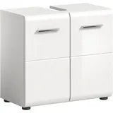 WELLTIME Waschbeckenunterschrank Florenz 60 x 54 cm Weiß