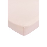 Meyco Baby Spannbettlaken Laufgittermatratze - Uni Soft Pink - 75x95cm - Einzelpackung