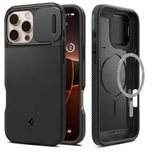SPIGEN iPhone 16 Pro Max Optik Armor MagSafe Hülle schwarz