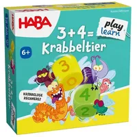 HABA 2013336001 - play+learn: 3+4=Krabbeltier, ein kribbeliges Rechen-Memo