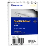 SOENNECKEN Notizblock 1123 DIN A6 60g kariert 50Blatt weiß