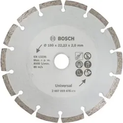 Bosch Diamanttrennscheibe für Baumaterial, Durchmesser: 180 mm