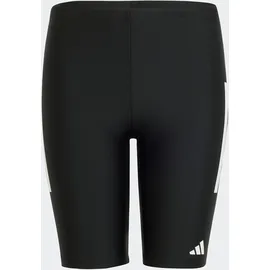 adidas 3-Stripes Swim Jammers Black/White 92