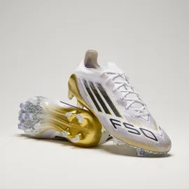 adidas F50 Elite FG Cloud White/Core Black/Gold Metallic 46