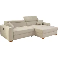 Jockenhöfer Ecksofa Slider Stoff Beige