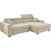 Jockenhöfer Ecksofa Stoff Beige