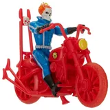 Hasbro Marvel Legends Series 375 Collection Ghost Rider, 9, 5 cm große Action-Figur mit Fahrzeug