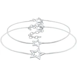 Elli Armband Damen Set Mutter Kind Sterne Astro Cut Out 925 Silber