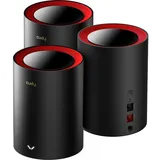 Cudy M3000 3-Pack, Router, schwarz,