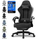 GTPLAYER Stoff Schwarz