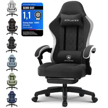 GTPLAYER Stoff Schwarz