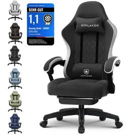 GTPLAYER Stoff Schwarz