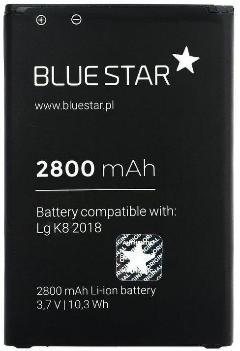 BlueStar Akku Ersatz kompatibel mit LG K8 2018 Li-lon Austausch Batterie Accu Smartphone-Akku