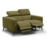 Wozimo Relaxsofa, Olivgrün, Textil, 164x82x103 cm, Wohnzimmer, Sofas & Couches, Sofas, Heimkino Sofas