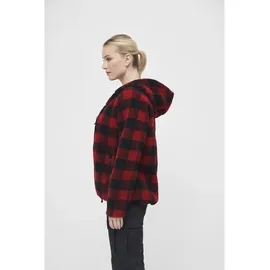 Brandit Textil Teddy Jacke Red / Black XL