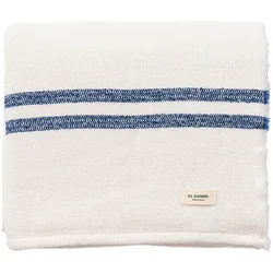 El Ganso - Strickdecke 140x190cm 340GR - Gefärbtes Garn in Cruda-Farbe