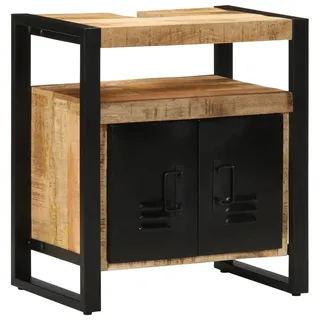 vidaXL Badezimmer Waschbecken Schrank 55x35x60 cm Massivholz Kiefer