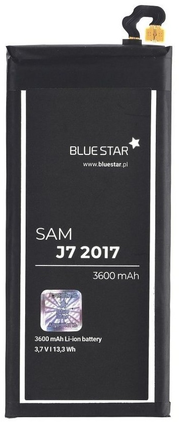 BlueStar Akku Ersatz kompatibel mit Samsung Galaxy J7 2017 SM-J730F 3600mAh Li-lon Austausch Batterie Accu EB-BA720ABE Smartphone-Akku
