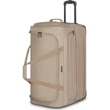 Redolz Duffle Essentials 2-Rollen Reisetasche 70 cm L mit Dehnfalte beige