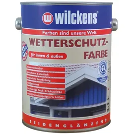 Wilckens Wetterschutzfarbe Reinweiß seidenglänzend 2,5 l