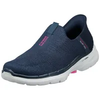Skechers Go Walk 6 - Fabulous View Navy 7.5 D - Wide