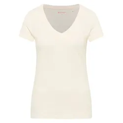 MUSTANG Kurzarmshirt »Damen Style Beverly« Mustang offwhite XS
