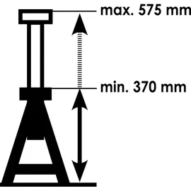 VIGOR Unterstellbock Satz 6 t V2648 2 teilig