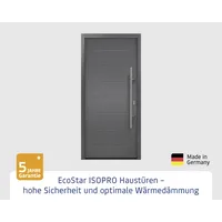 EcoStar Haustür ISOPRO IP 015 anthrazit metallic 110 x 210 cm