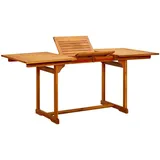 vidaXL Garten-Esstisch 170 x 80 x 75 cm natur