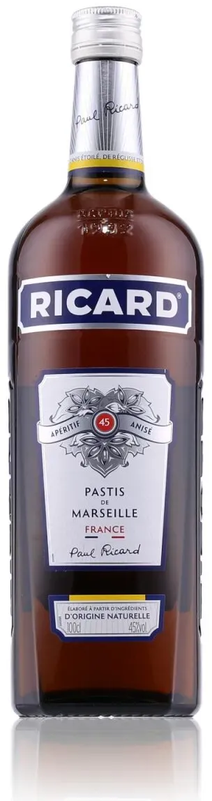 Ricard Pastis de Marseille Apéritif Anisé Likör 45% Vol. 1l